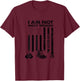 Im Not Most Women Veteran Day USA Flag T-Shirt - T-Shirt | Maroon