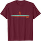 Golf Retro Vintage Golf T-Shirt - T-Shirt | Maroon