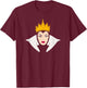 Disney Villains The Evil Queen Big Face T-Shirt - T-Shirt | Maroon