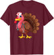 Cute Nurse Gifts Turkey Funny Thanksgiving Doctor Nursung T-Shirt - T-Shirt | Maroon