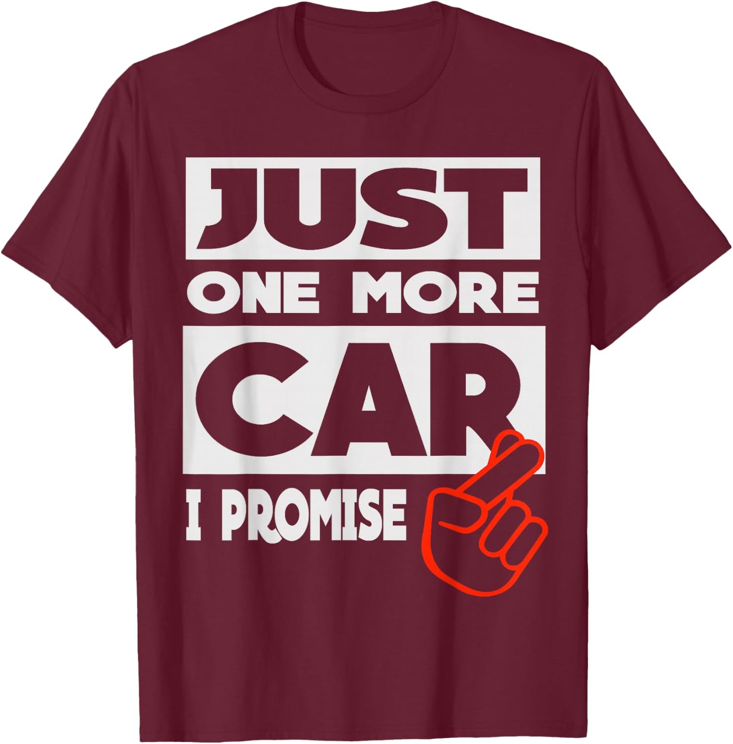 Nur noch ein Auto - verpromchen T-Shirt - T-Shirt | Maroon