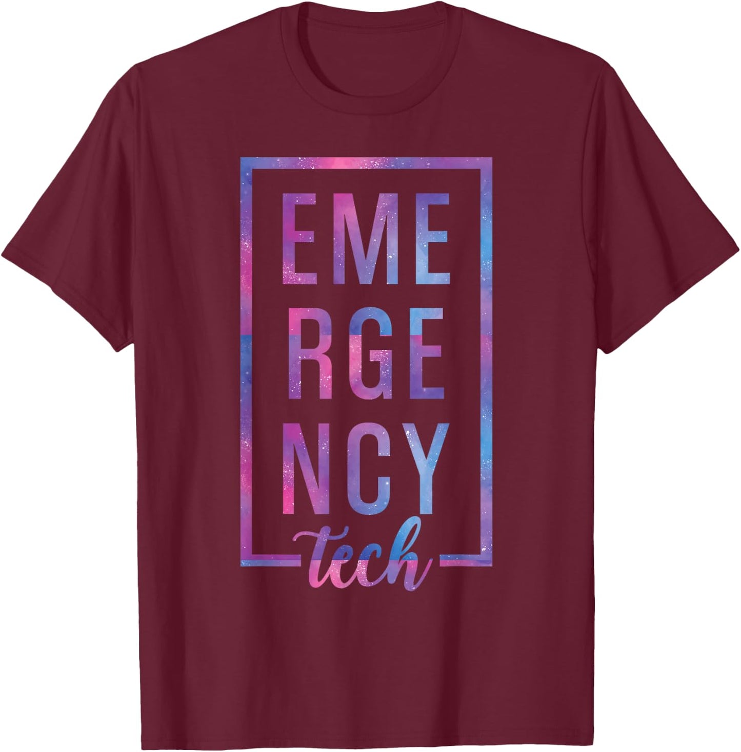 Emergency Room Tech ER Tech ER Technician T-Shirt - T-Shirt | Maroon