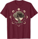 Phases of the Moon Tree of Life Yggdrasil Meditation Yoga T-Shirt - T-Shirt | Maroon