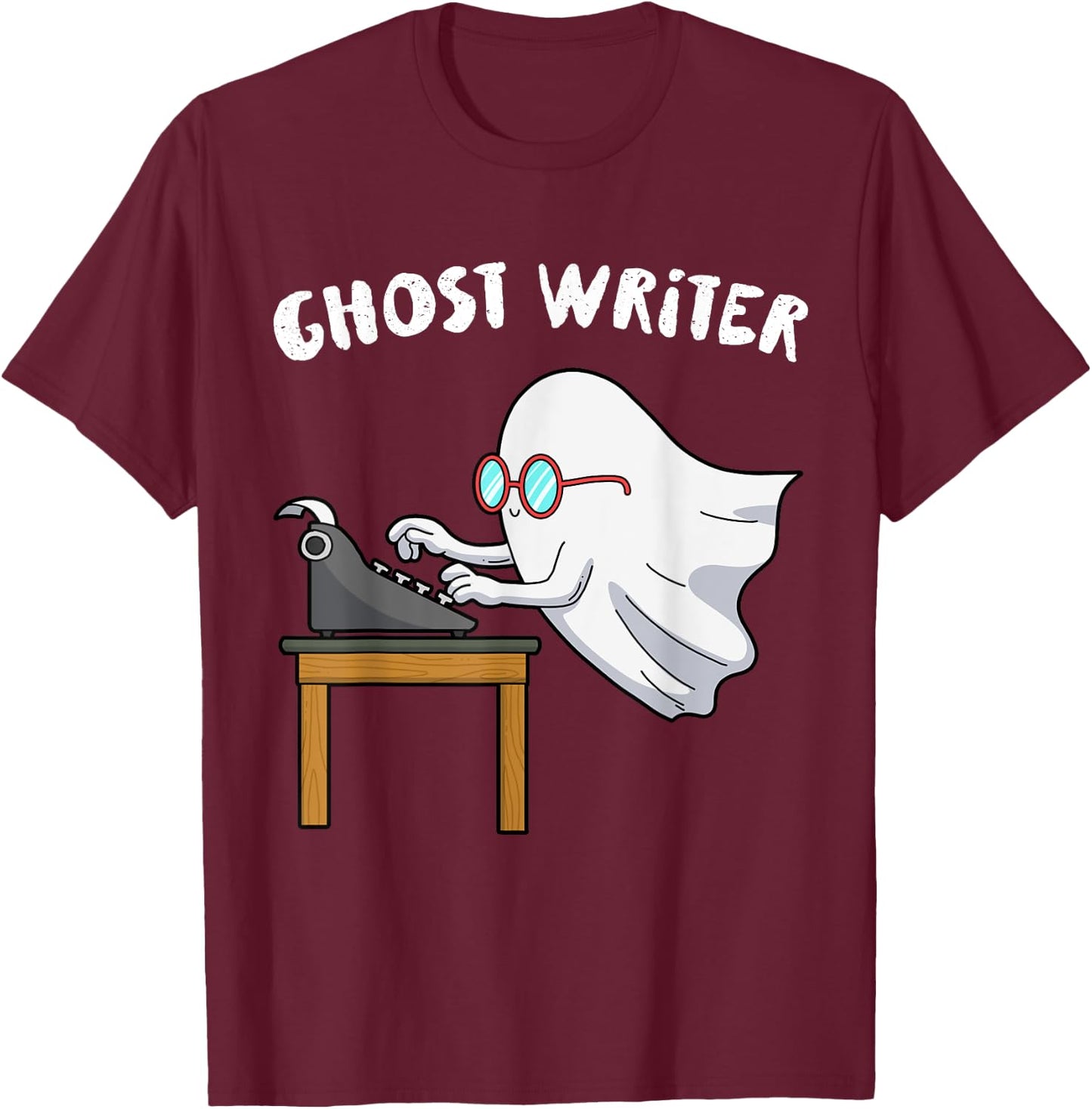Ghost Writer T-Shirt - T-Shirt | Maroon