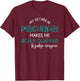 Mein Abschluss erlaubt ES über jeden zu urteilen Psychology T-Shirt - T-Shirt | Maroon