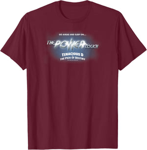 Tenacious D Power Couch T-Shirt - T-Shirt | Maroon