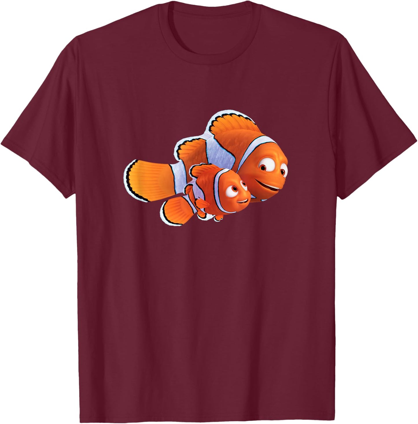 Disney Pixar Marlin and Nemo T-Shirt - T-Shirt | Maroon