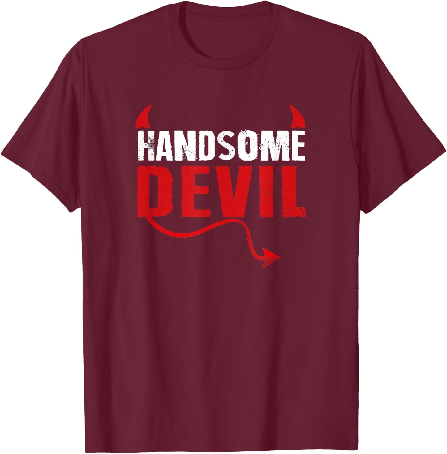 Handsome Devil Halloween 2021 T-Shirt - T-Shirt | Maroon