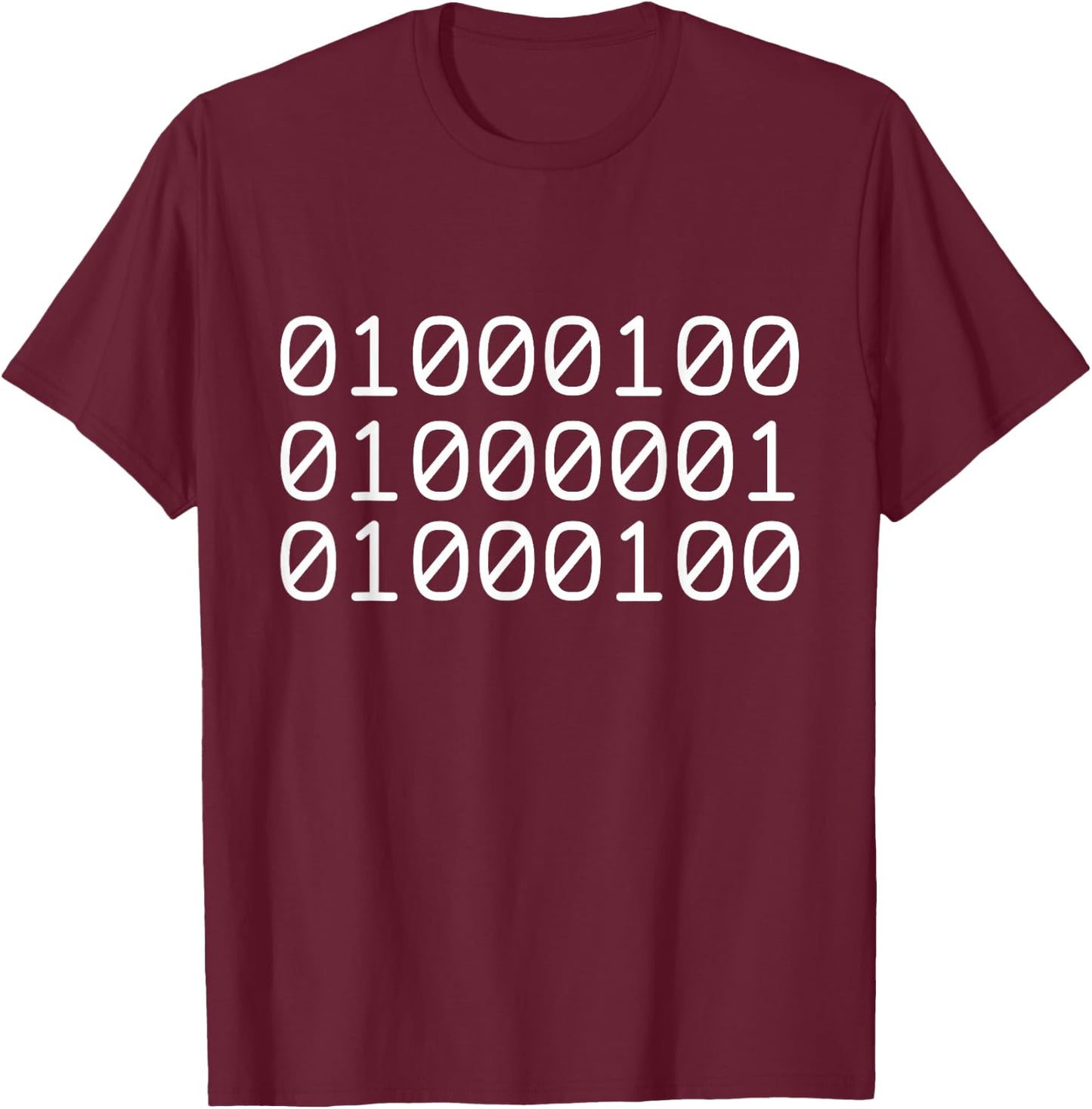 Binary Code Dad T-Shirt - T-Shirt | Maroon