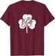 Bride to be Shamrock St Patricks Day Themed Bridal Shower T-Shirt - T-Shirt | Maroon
