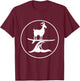 Funny Surfing Goat Cool Kids Farm Animal Goats Gift T-Shirt - T-Shirt | Maroon