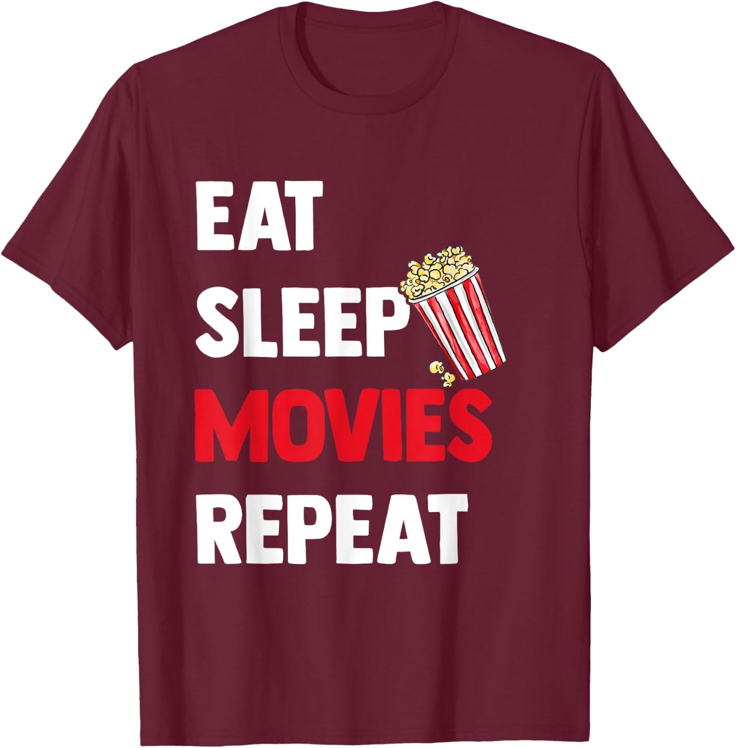 Movie Thriller Scripted Footage Screenplays T-Shirt - T-Shirt | Maroon