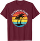 Hilton Head Island Palm Trees Silhouette Sunset T-Shirt - T-Shirt | Maroon