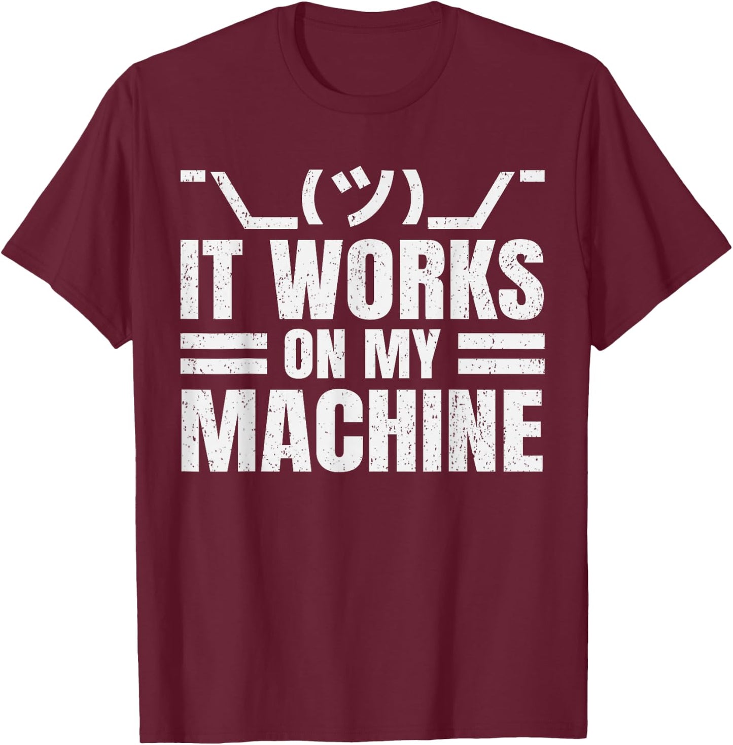 Tech Support Computer Engineer IT Nerd Humor Programmer T-Shirt - T-Shirt | Maroon