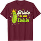 Bride To Be Pickle Queen Bachelorette Bride My Last Pickle T-Shirt - T-Shirt | Maroon