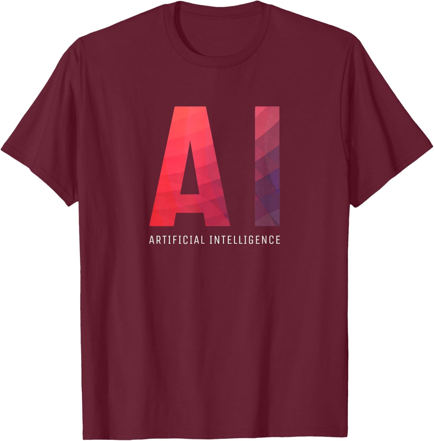 AI Artificial Intelligence Data Science Programmer T-Shirt - T-Shirt | Maroon