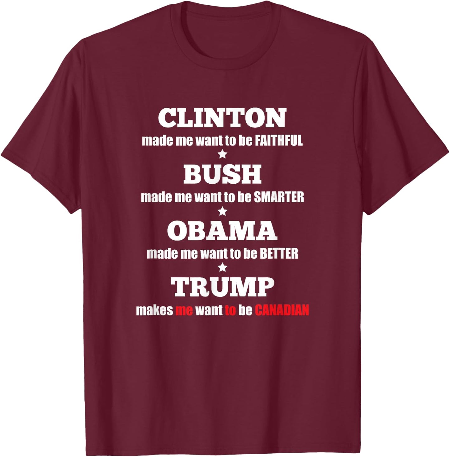 Anti Trump Political for Independents and Liberals Small T-Shirt - T-Shirt | Maroon