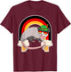 Possum Beer Oktoberfest Prost German Flag Funny Opossum Gift T-Shirt - T-Shirt | Maroon