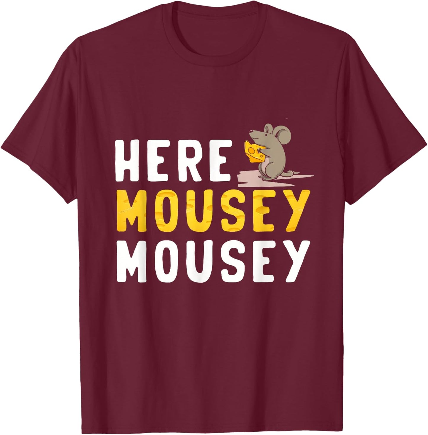 Mouse Gifts Women Children Mice Ratón Mouse T-Shirt - T-Shirt | Maroon
