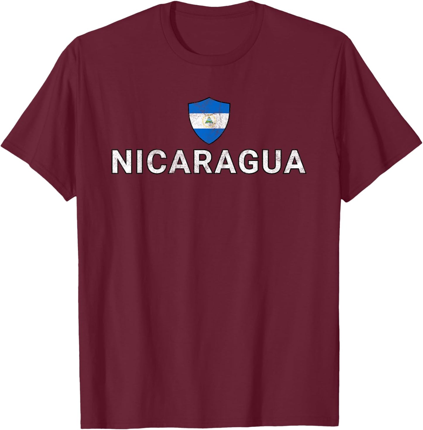 Nicaragua T-Shirt - T-Shirt | Maroon