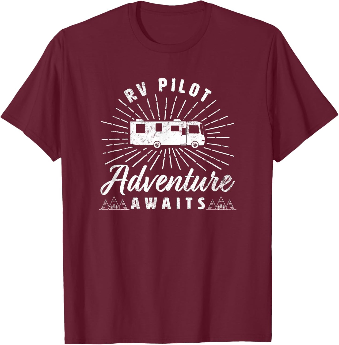 RV Pilot Funny Motorhome RV Travel Women T-Shirt - T-Shirt | Maroon