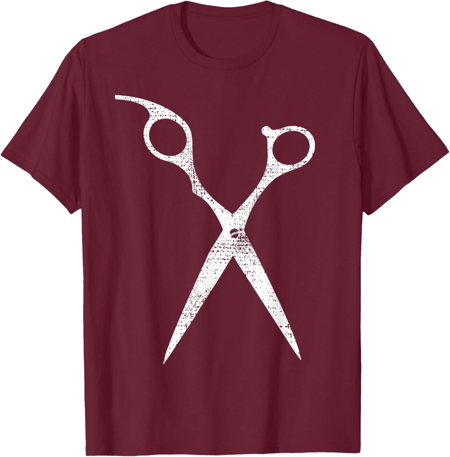 Vintage Hairdresser Hairdresser Gift T-Shirt - T-Shirt | Maroon