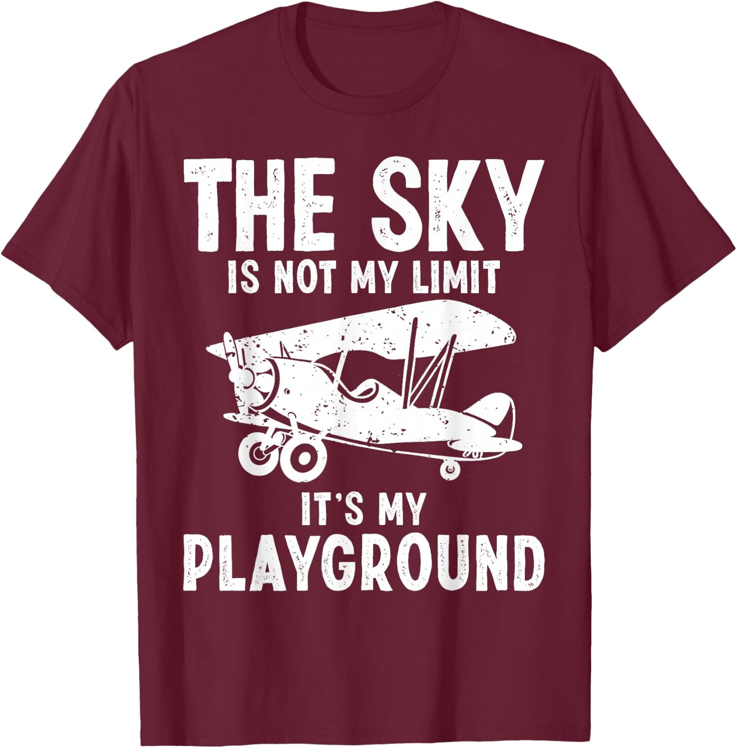 Cute Pilot Art Women Aviation Pilot Airplane Captain T-Shirt - T-Shirt | Maroon