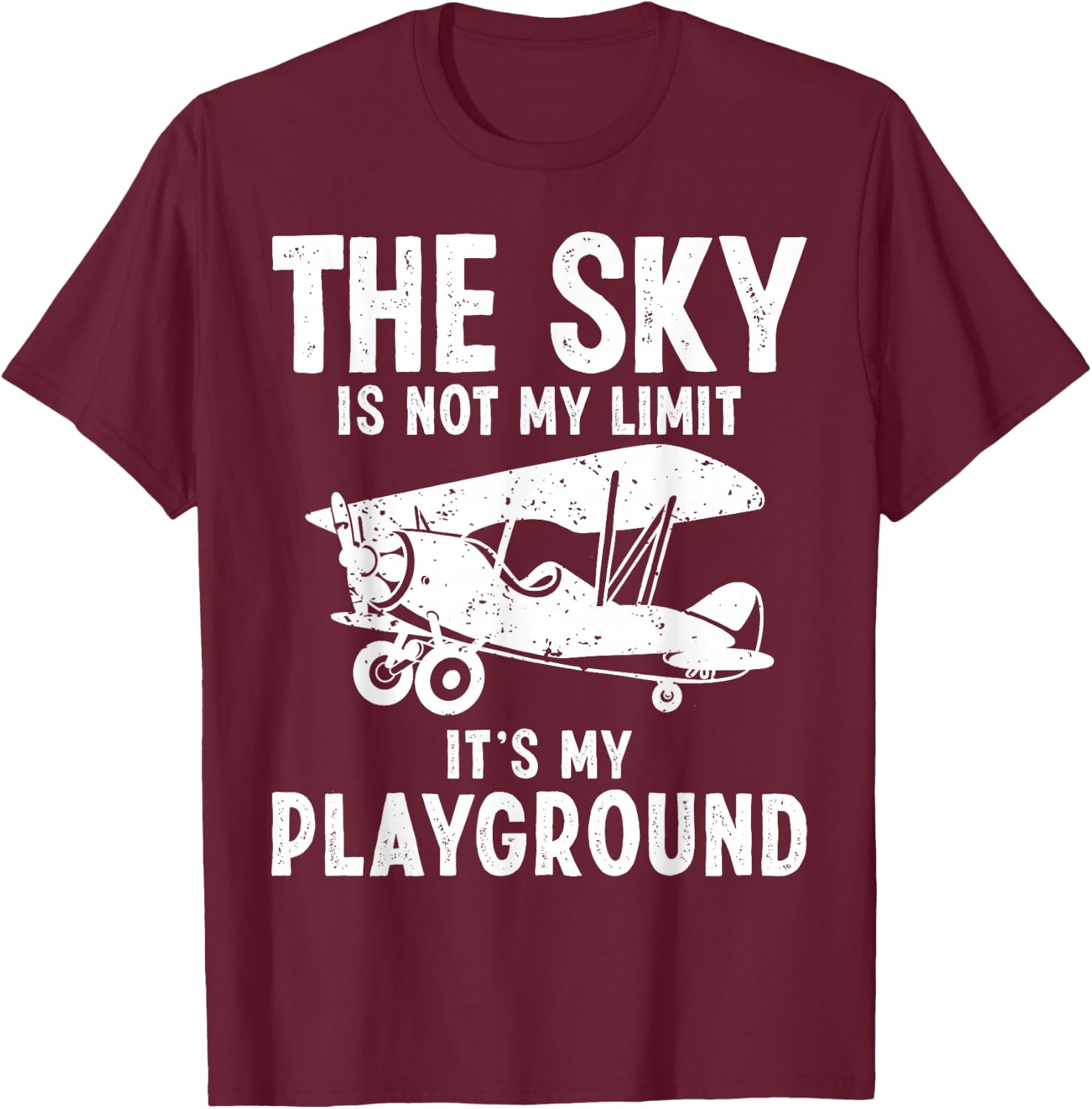 Cute Pilot Art Women Aviation Pilot Airplane Captain T-Shirt - T-Shirt | Maroon