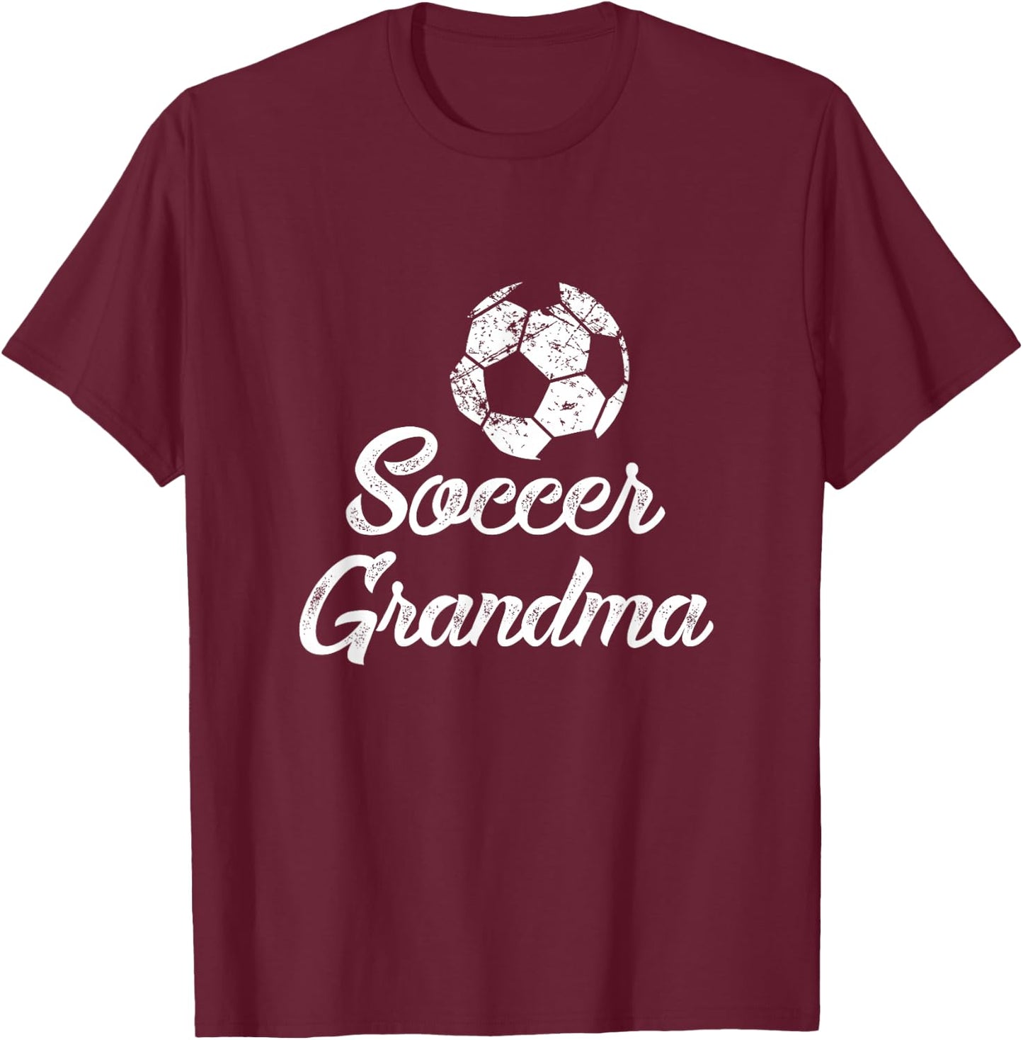 Soccer Grandma Cute Funny Player Fan Gift Matching T-Shirt - T-Shirt | Maroon