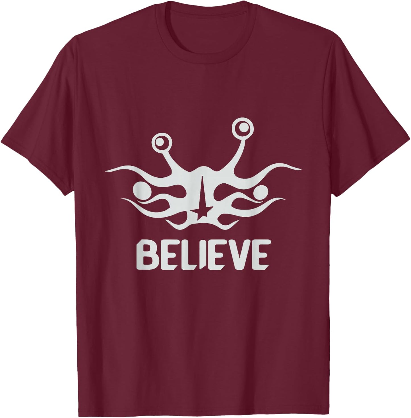 Flying Spaghetti Monster | FSM, Pastafarian T-Shirt - T-Shirt | Maroon