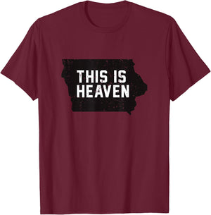 This is Heaven Iowa State Field Baseball Inspired T-Shirt - T-Shirt | Maroon