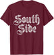 Classic South Side Chicago Distressed South Side T-Shirt - T-Shirt | Maroon