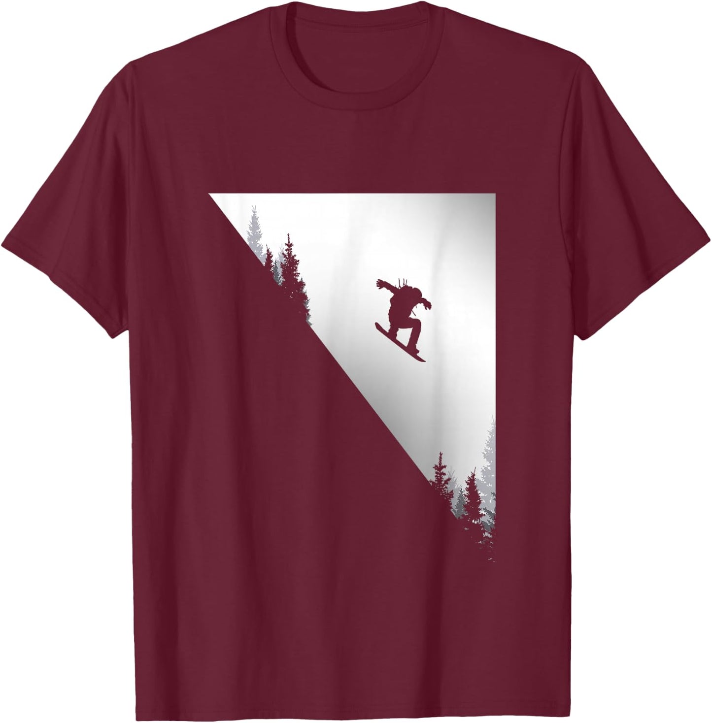 Snowboard Apparel - Snowboarding Snowboarder Snowboard Small T-Shirt - T-Shirt | Maroon