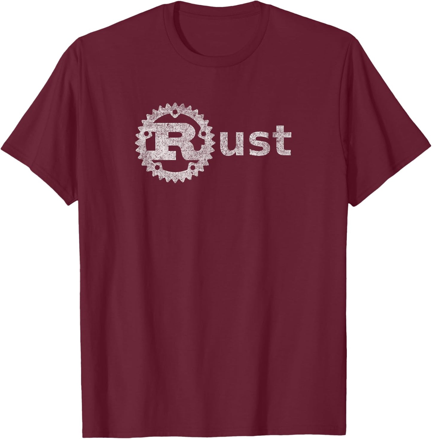 Rust - Software Programming, Developing and Coding Community T-Shirt - T-Shirt | Maroon