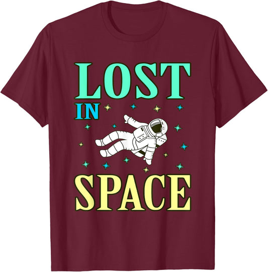 Lost In Space T-Shirt - T-Shirt | Maroon