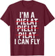 Im a Pilot i can fly Airplane Flying Aircraft T-Shirt - T-Shirt | Maroon
