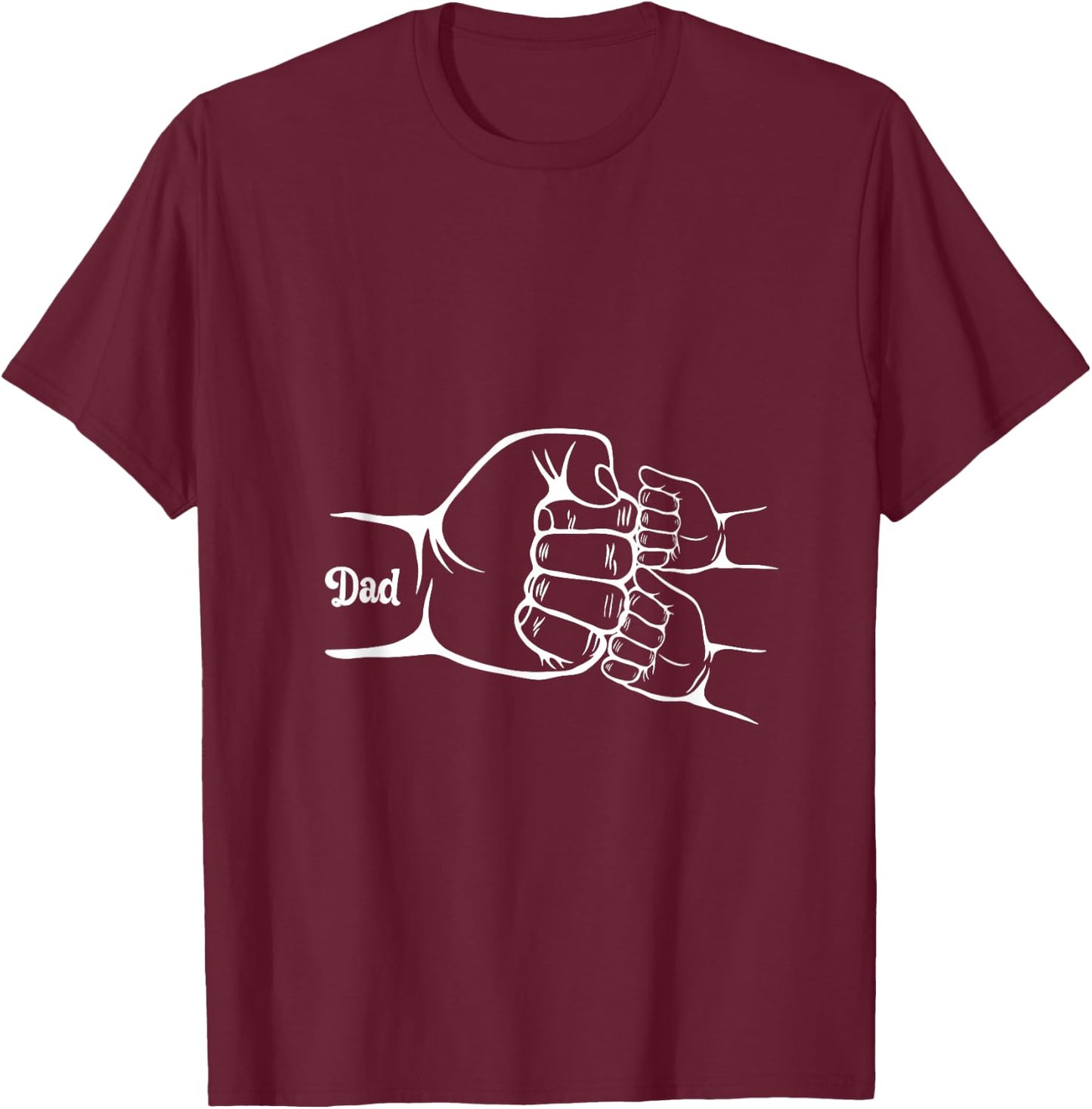 Father's Day Dad Shirt Funny Daddy Daughter Matching Shirt T-Shirt - T-Shirt | Maroon