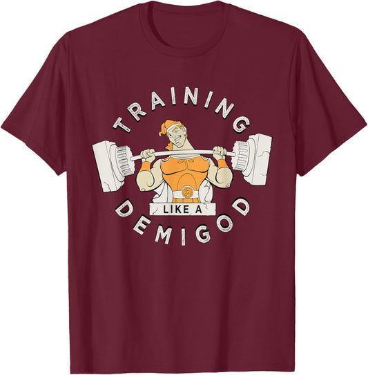 Disney Hercules Training Like a Demigod T-Shirt - T-Shirt | Maroon