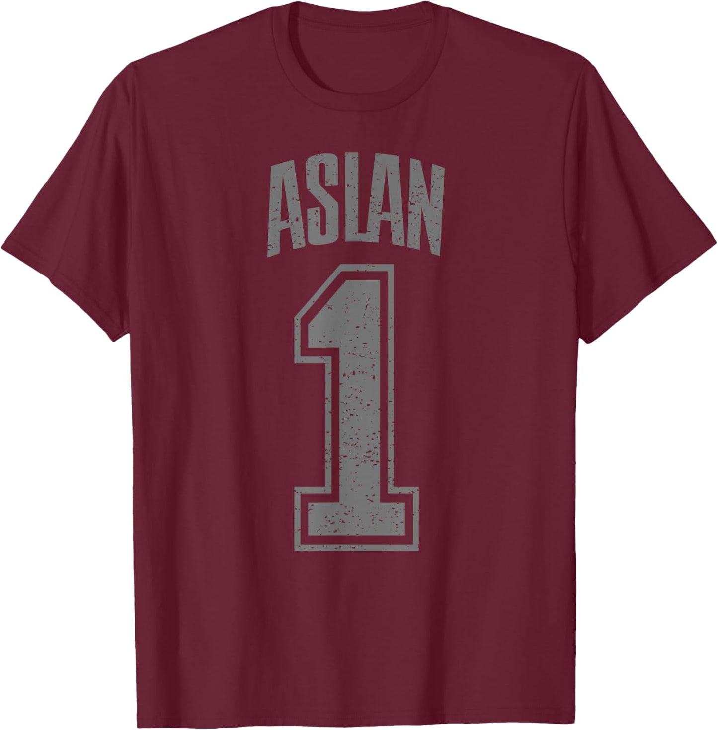 Aslan Supporter Number 1 Biggest Fan T-Shirt - T-Shirt | Maroon