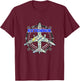 KC-10 Extender Cali Sectional, Travis AFB T-Shirt - T-Shirt | Maroon