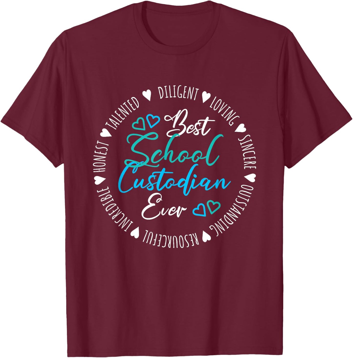 Best School Administrator of All Time T-Shirt - T-Shirt | Maroon