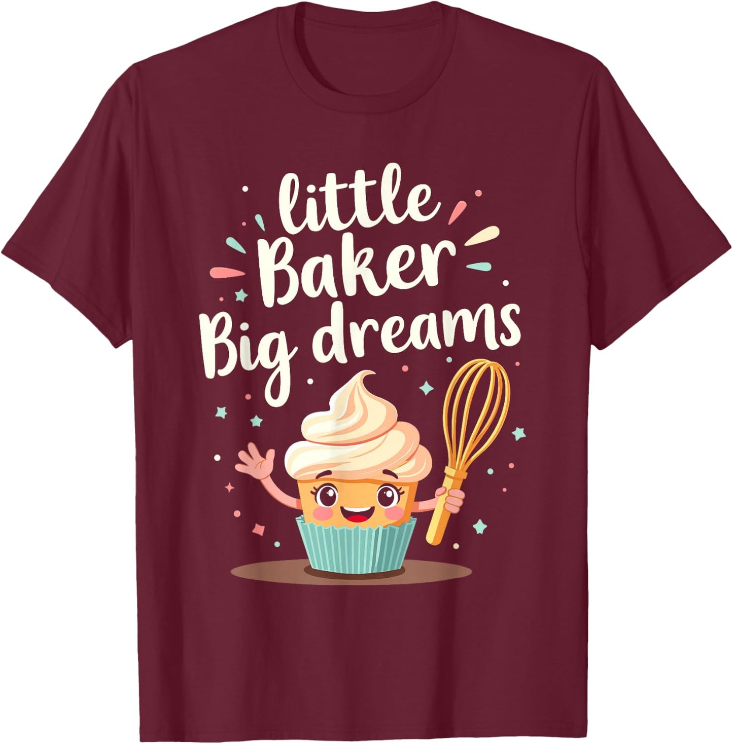 Junior Baking Contestant Young Chef Baking Competition Champ T-Shirt - T-Shirt | Maroon