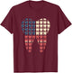 Patriotic Dental Hygienist Dentist 4th of July Celebration T-Shirt - T-Shirt | Maroon