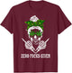 Men Women Weed Skull Cannabis Marijuana 420 THC Weed Lover T-Shirt - T-Shirt | Maroon