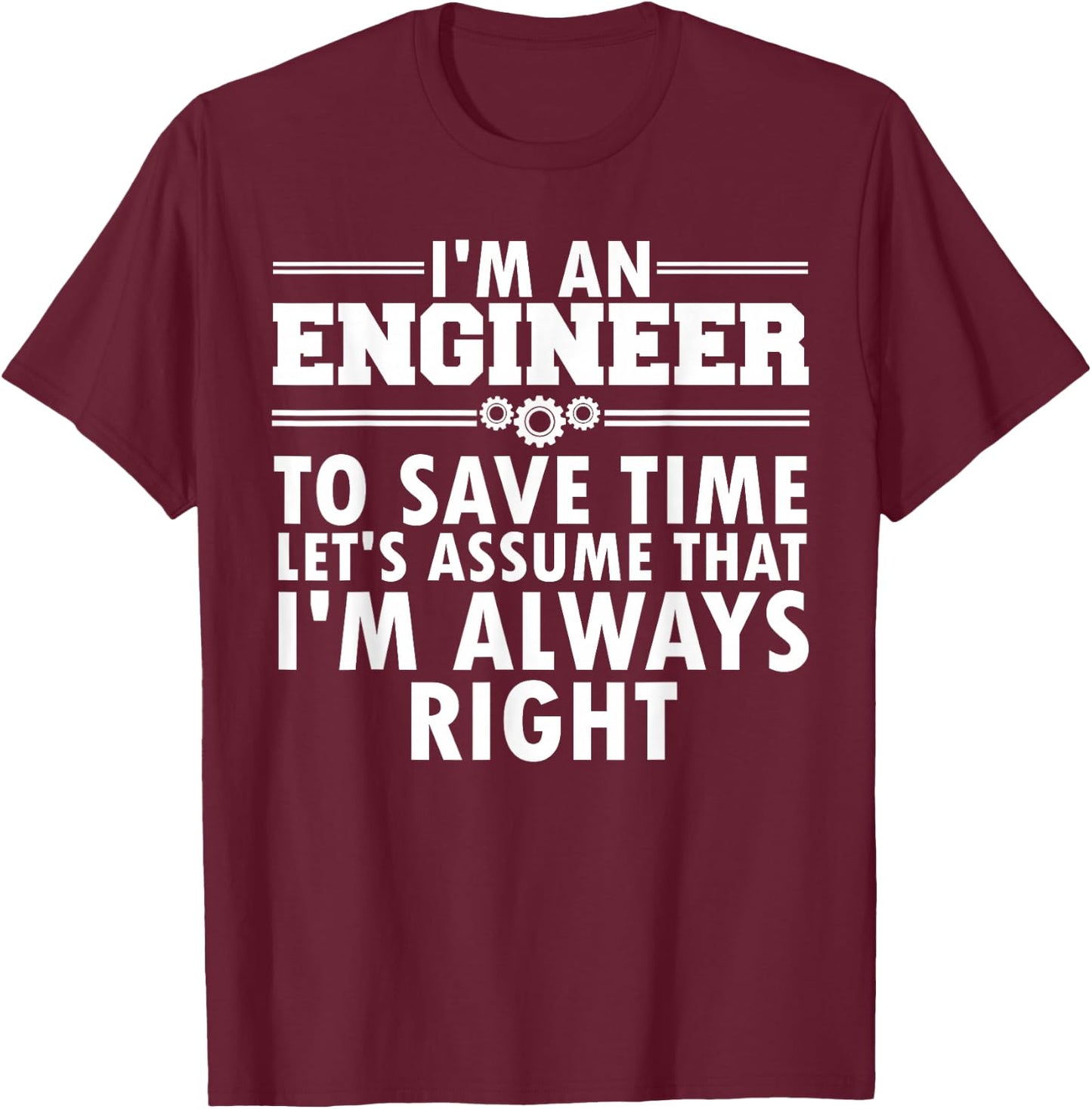 Best Engineer Art Women Humor Engineering Lovers T-Shirt - T-Shirt | Maroon