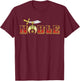 Noble Shriner AAONMS Emblem AEAONMS Mason Parents' Day T-Shirt - T-Shirt | Maroon