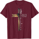 Son Of God Jesus Christ Cross Christian 9 John 3 16 T-Shirt - T-Shirt | Maroon