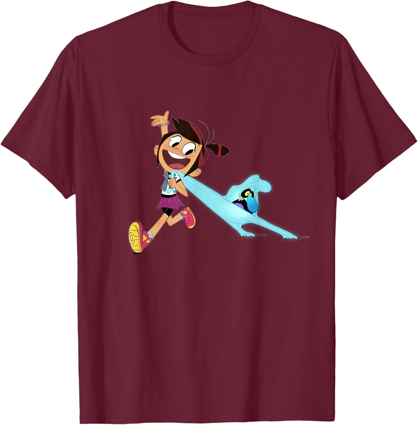 Disney Channel The Ghost and Molly McGee T-Shirt - T-Shirt | Maroon