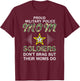 Soldiers Don't Brag Moms Do-Proud Military Police Mom Army T-Shirt - T-Shirt | Maroon