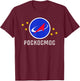 Roscosmos Space Russian Authority Russia Sputnik T-Shirt - T-Shirt | Maroon